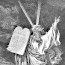 Gustave Doré: Mozes draagt de wet voor