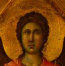 Duccio di Buoninsegna: De engel Gabriël (Maestà)