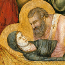 Giotto: Graflegging van Maria