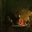 Rembrandt Harmensz. van Rijn: De maaltijd in Emmaüs (1648 [2])