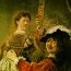 Rembrandt Harmensz. van Rijn: De verloren zoon verkwist zijn erfdeel