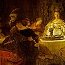 Rembrandt Harmensz. van Rijn: Simson vertelt een raadsel op zijn feest