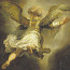 Rembrandt Harmensz. van Rijn: De engel verlaat de familie van Tobias
