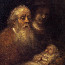 Rembrandt Harmensz. van Rijn: De lofzang van Simeon (1669)